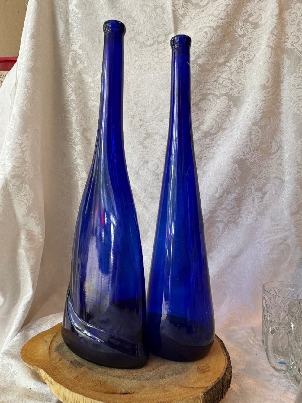 Cobalt Blue Floor decanter set